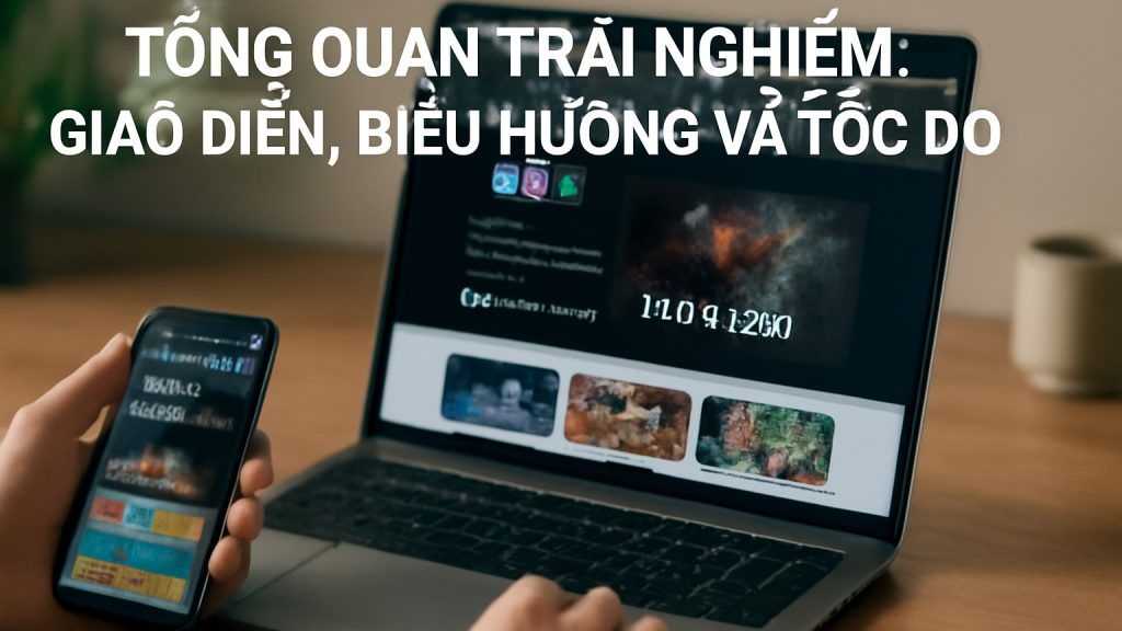 Minh họa: Tổng quan trải nghiệm: giao diện, điều hướng và tốc độ