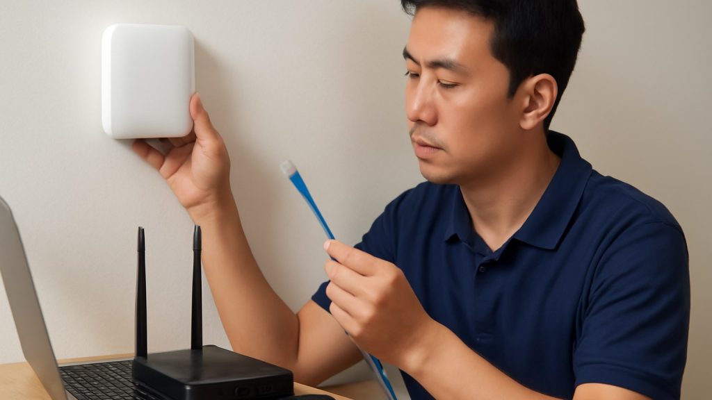 Minh họa: Kiểm tra điểm truy cập và chuẩn bị thiết bị